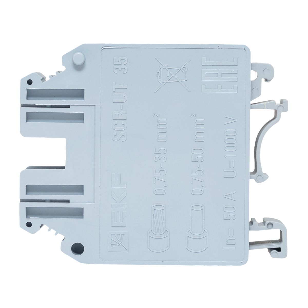 Клемма проходная  scr-ut-35-g