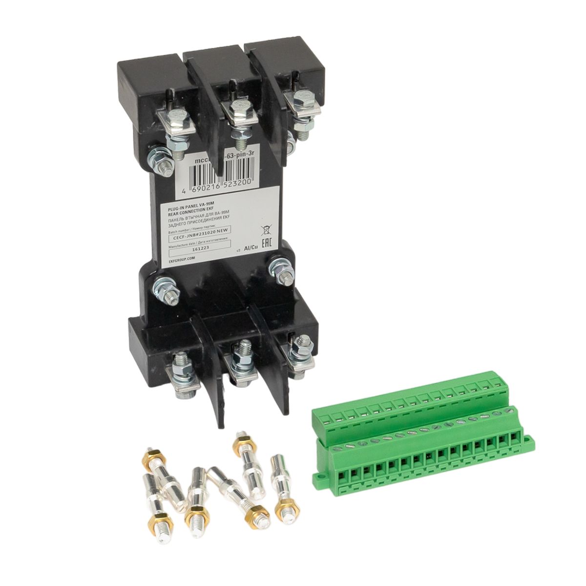 Панель втычная mccb99m-63-pin-3r