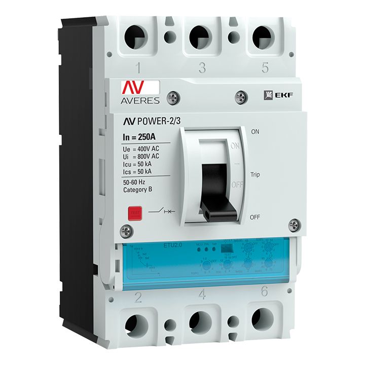 Выключатель автоматический  mccb-23-250-2.2-av
