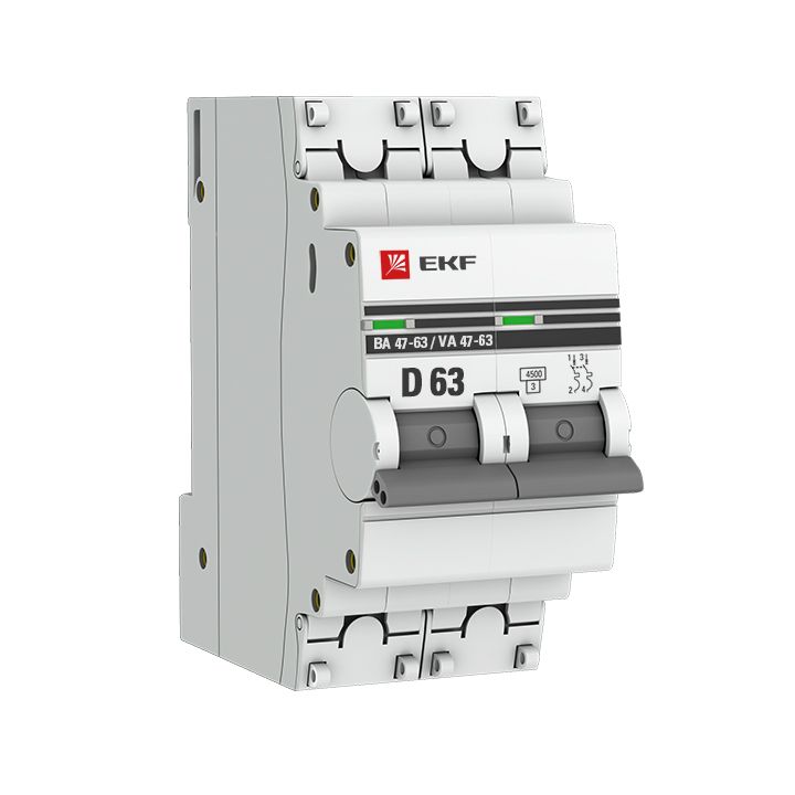 Выключатель автоматический  mcb4763-2-63D-pro