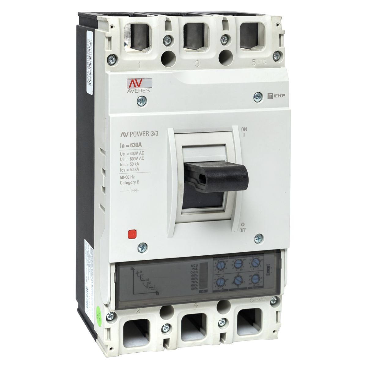 Выключатель автоматический  mccb-34-630-2.0-av