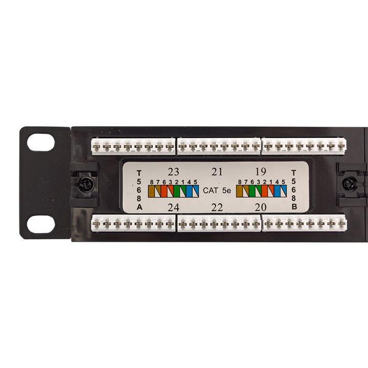 Патч-панель  TRP-PPNL-5EUTP-C1U24