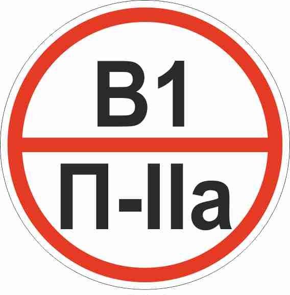 Знак безопасности  pn-b1-p-lla