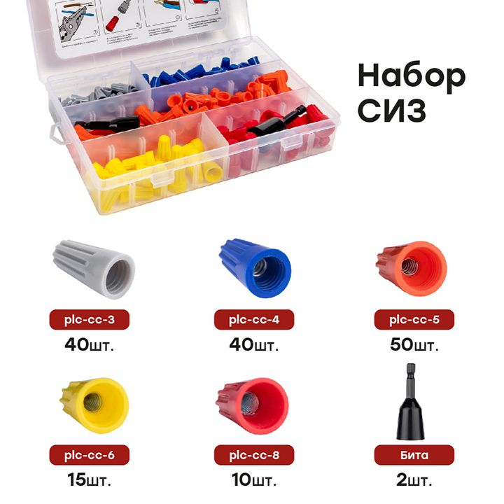 Набор зажимов  plc-cc-n