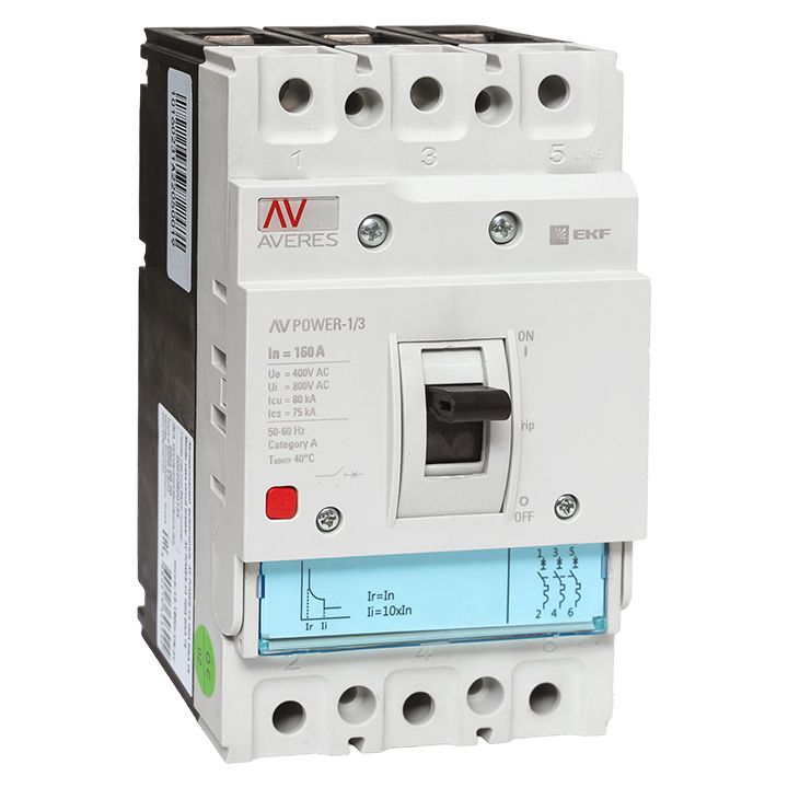 Выключатель автоматический  mccb-13-160H-TR-av