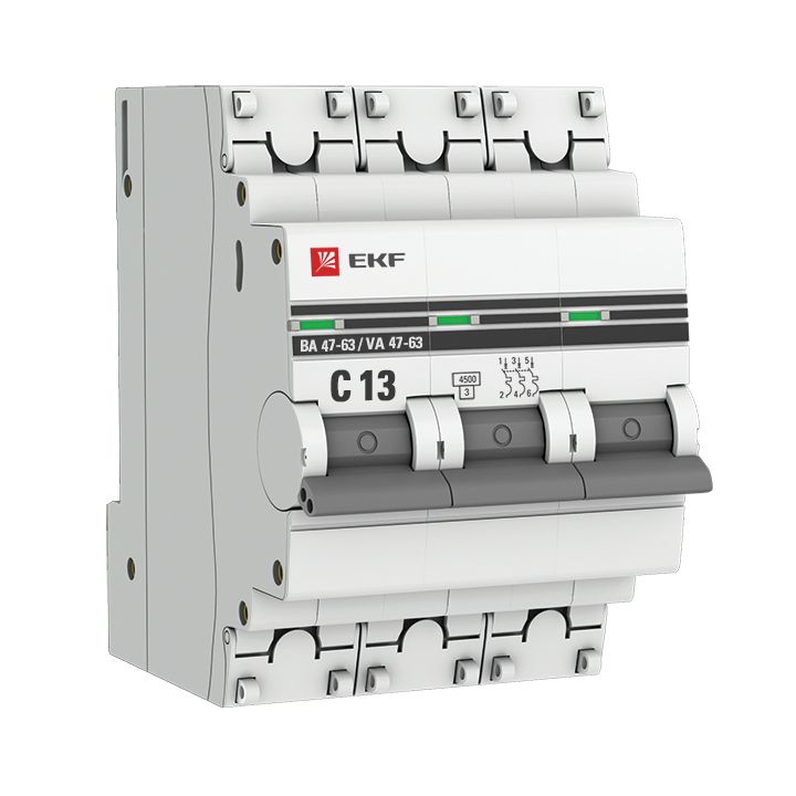 Выключатель автоматический  mcb4763-3-13C-pro