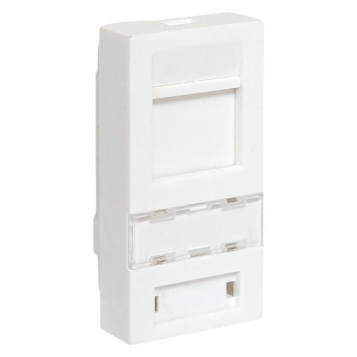 Вставка коммутационная  TRP-INS-MOS-1M1P-WH