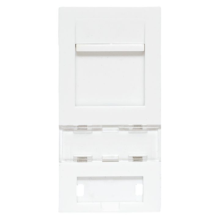 Вставка коммутационная  TRP-INS-MOS-1M1P-WH