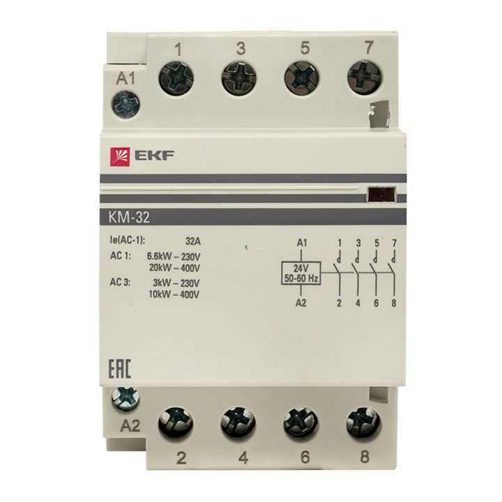 Контактор  km-3-32-40-24v