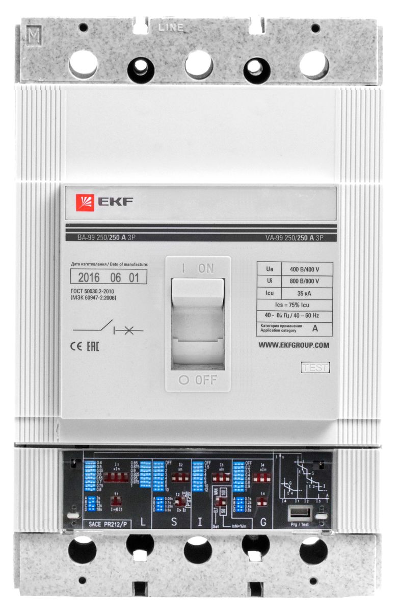 Выключатель автоматический  mccb99-250-250e