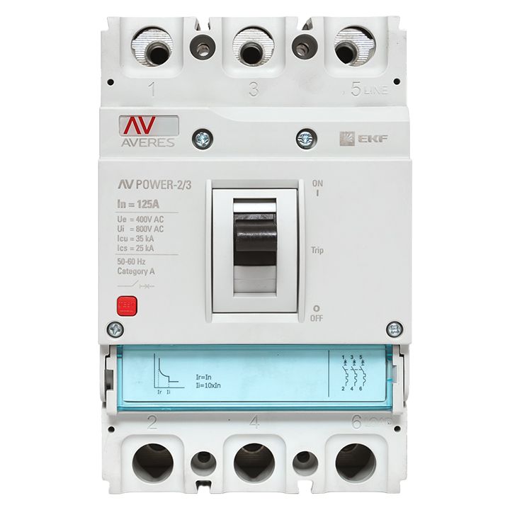 Выключатель автоматический  mccb-23-125-TR-av