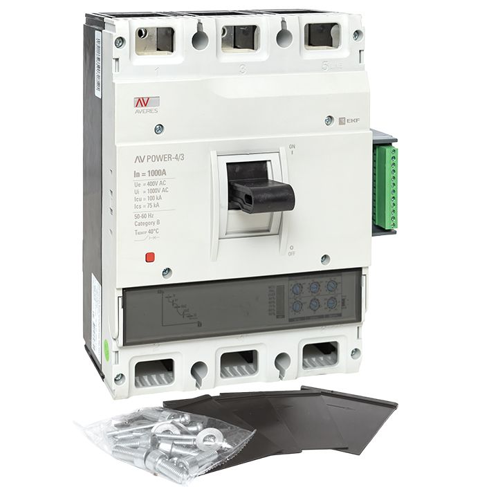 Выключатель автоматический  mccb-43-1000H-2.2-av