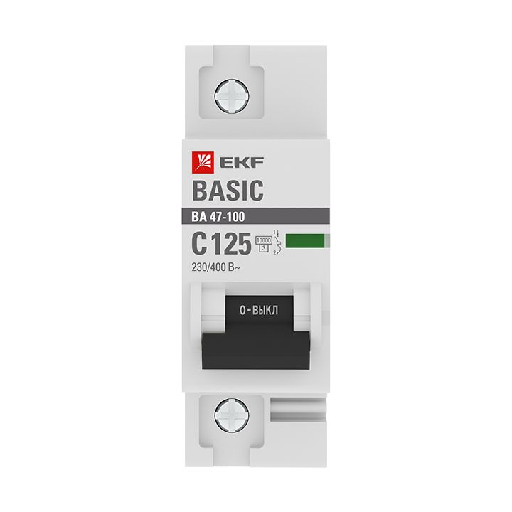 Выключатель автоматический  mcb47100-1-125C-bas