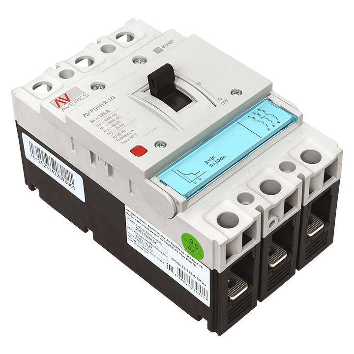 Выключатель автоматический  mccb-13-125H-TR-av