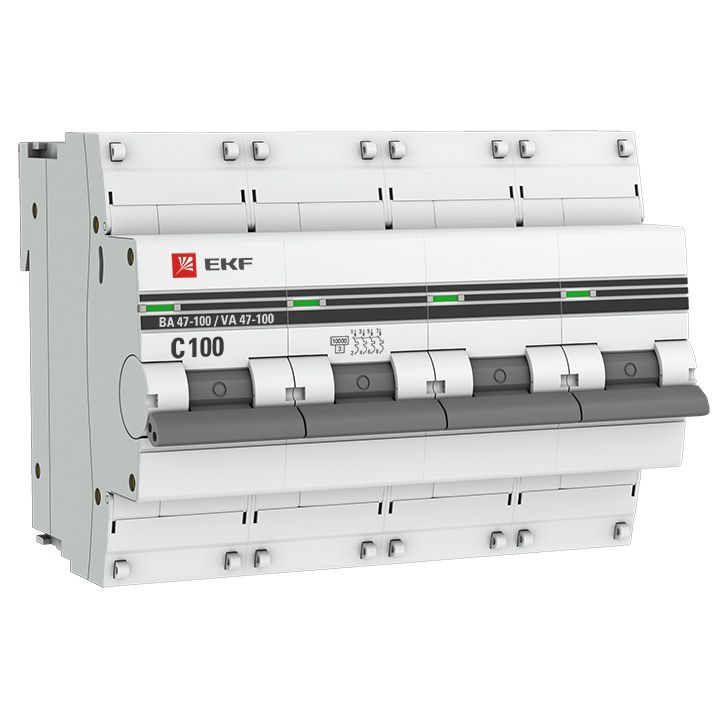 Выключатель автоматический  mcb47100-4-100C-pro