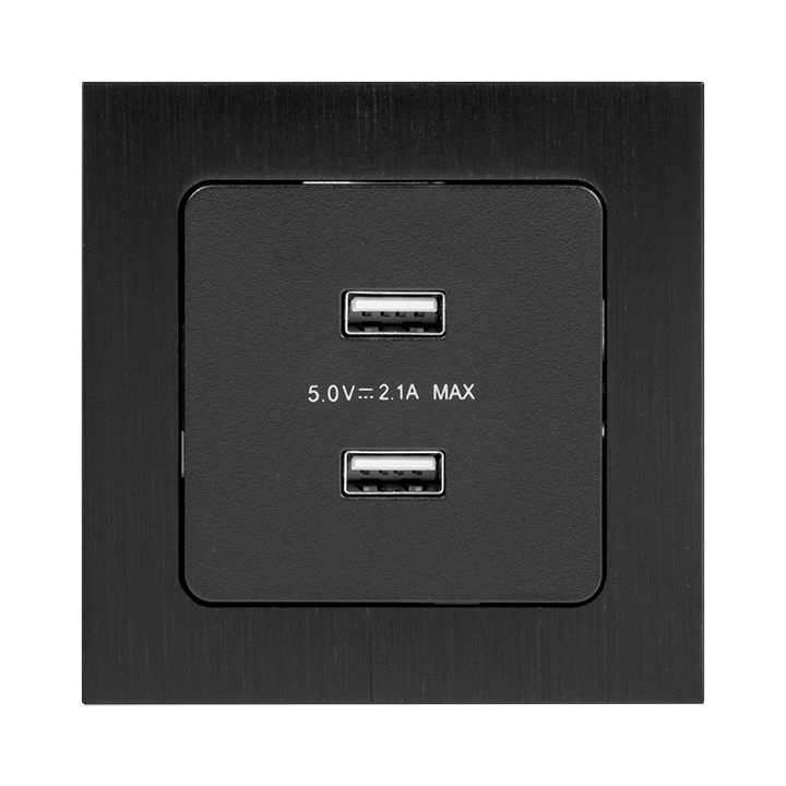 Механизм розетки  EZR16-028-10-2USB
