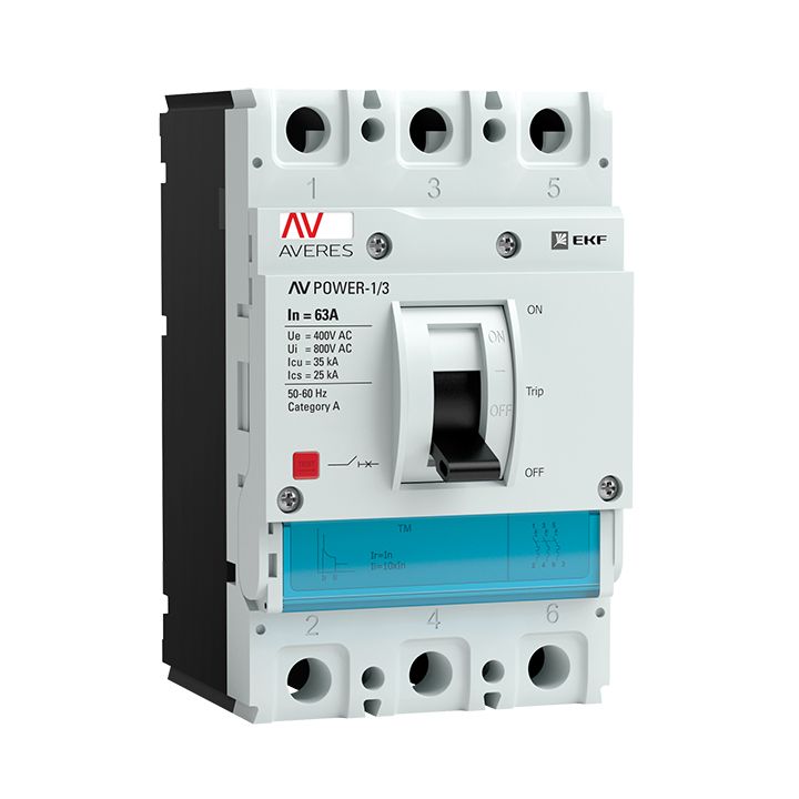 Выключатель автоматический  mccb-13-63-TR-av