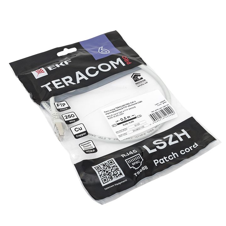 Патч-корд  TRP-6FTP-LSH-05M-GY