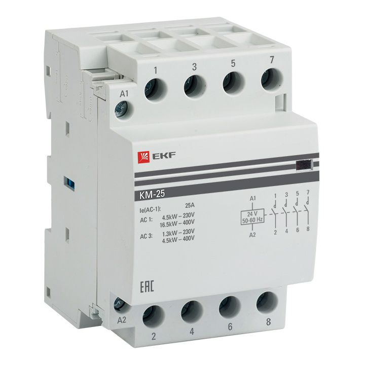 Контактор  km-3-25-40-24v