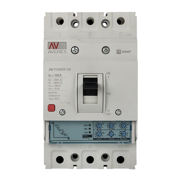 Выключатель автоматический  mccb-13-160-2.0-av