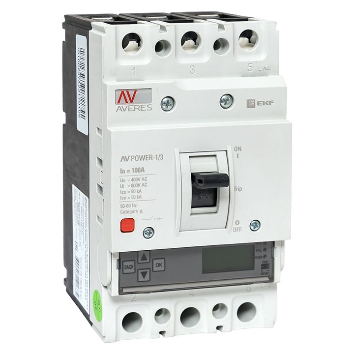 Выключатель автоматический  mccb-13-100-6.0-av