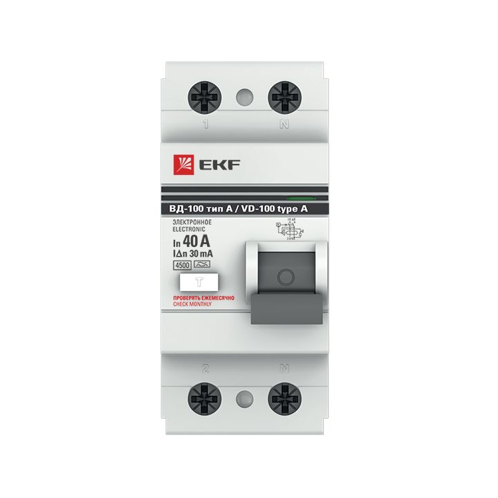 Устройство защитного отключения  elcb-2-40-30-e-a-pro