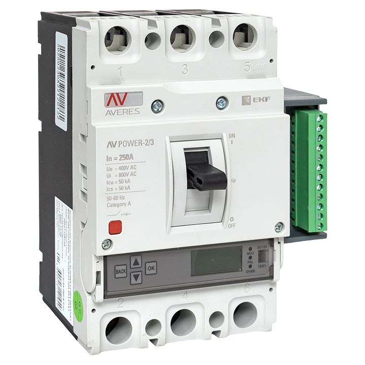 Выключатель автоматический  mccb-23-250-6.2-av