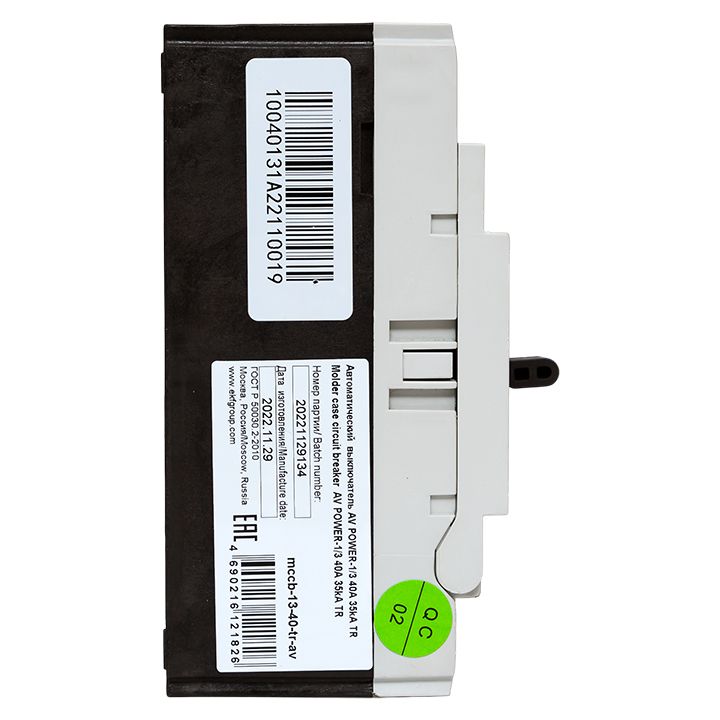 Выключатель автоматический  mccb-13-40-TR-av