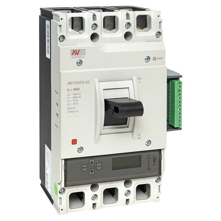 Выключатель автоматический  mccb-33-400-6.2-av