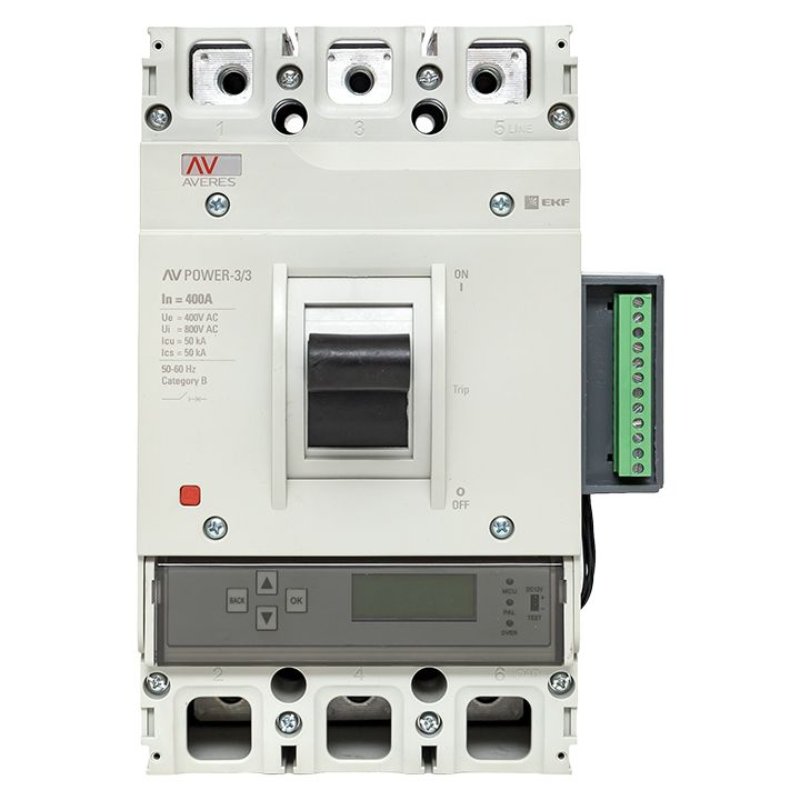 Выключатель автоматический  mccb-33-400-6.2-av