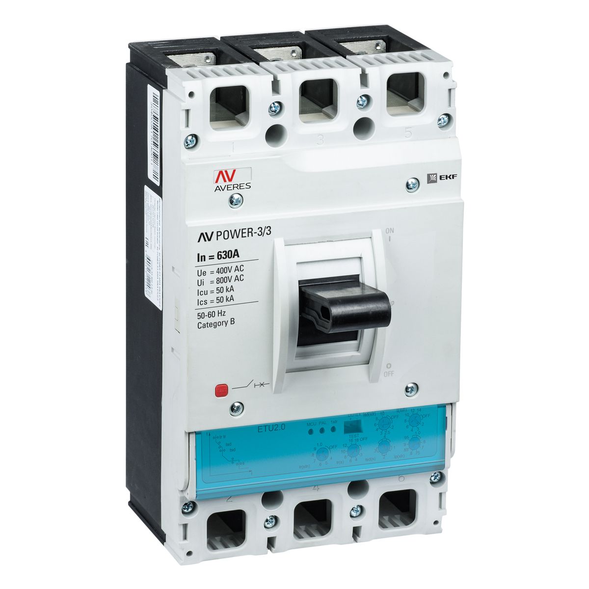 Выключатель автоматический  mccb-33-630-2.2-av