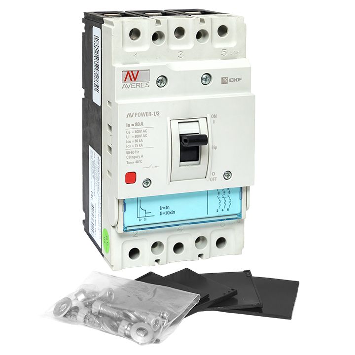 Выключатель автоматический  mccb-13-80H-TR-av