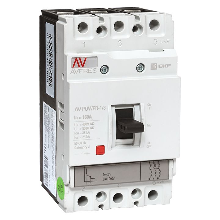 Выключатель автоматический  mccb-13-160-TR-av
