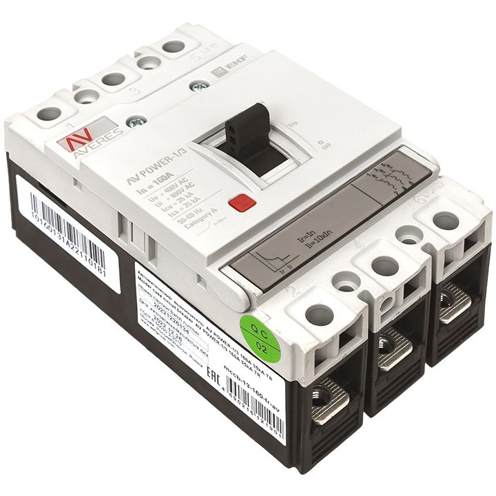 Выключатель автоматический  mccb-13-160-TR-av