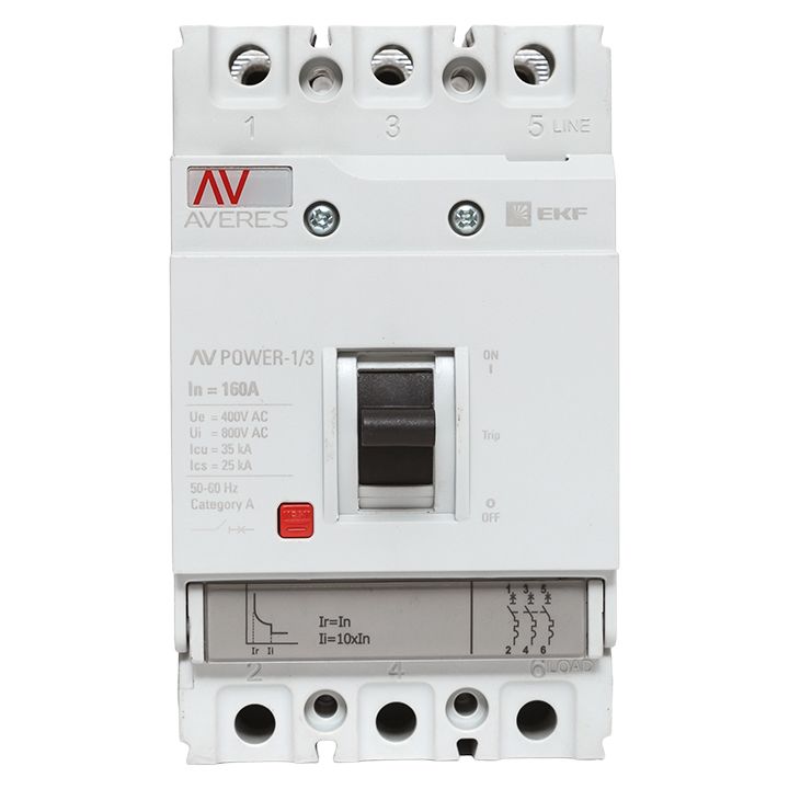 Выключатель автоматический  mccb-13-160-TR-av