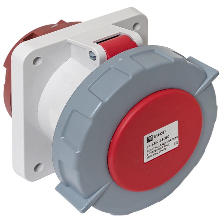 Розетка промышленная  ps-3342-63-380