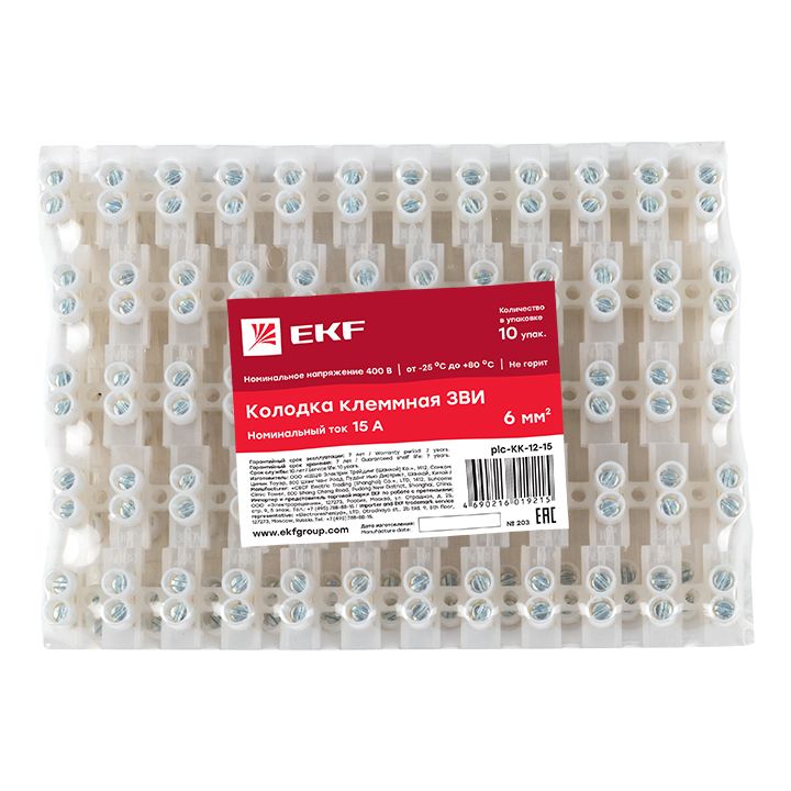 Колодка клеммная  plc-KK-12-15