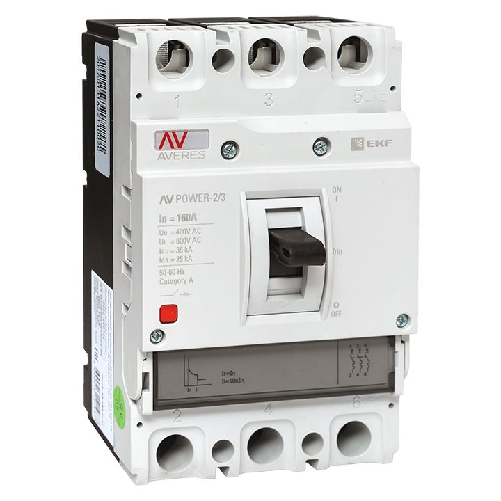 Выключатель автоматический  mccb-23-160-TR-av