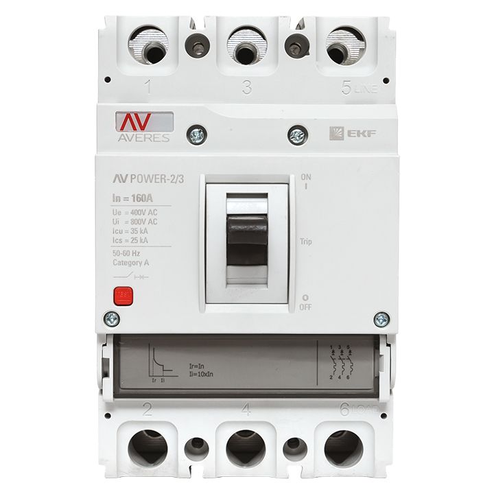 Выключатель автоматический  mccb-23-160-TR-av