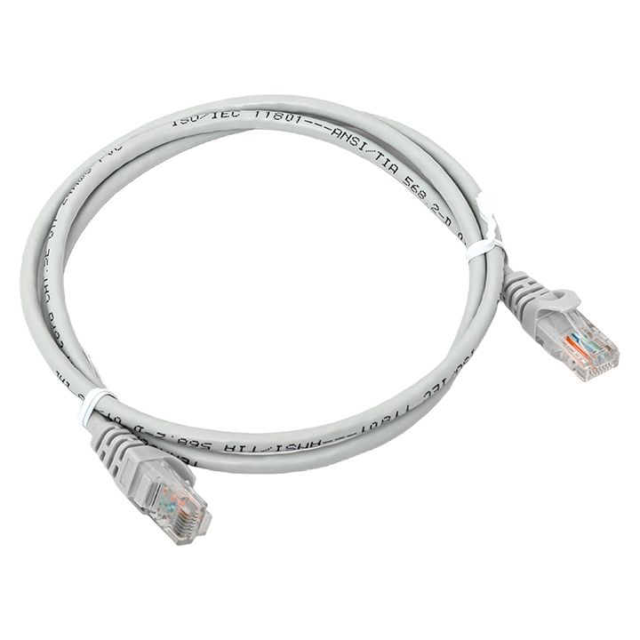 Патч-корд  TRP-5EUTP-PVC-1M-GY