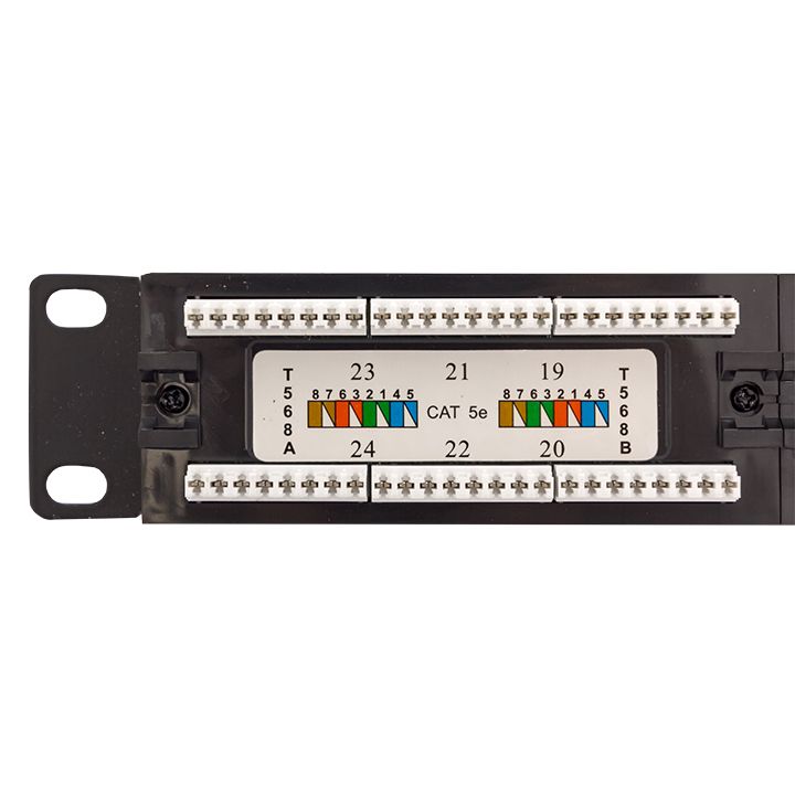 Патч-панель  TRP-PPNL-5EUTP-1U24