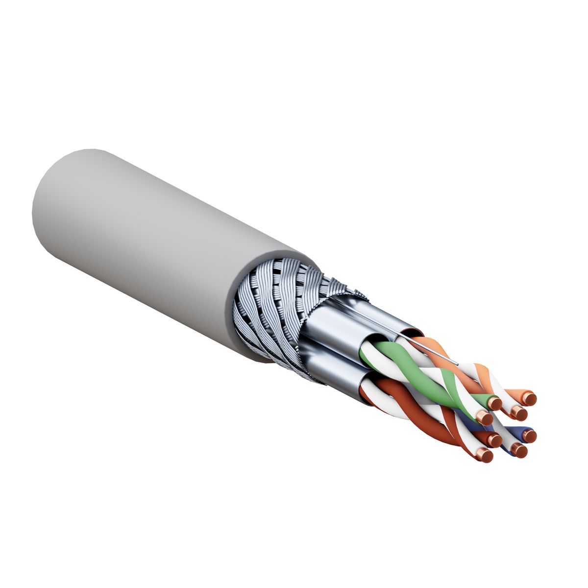 Кабель витая пара  TRCS-6ASFP-04LSH-GY-IN3