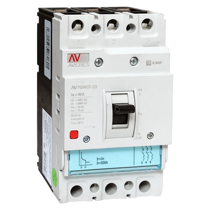 Выключатель автоматический  mccb-13-40H-TR-av