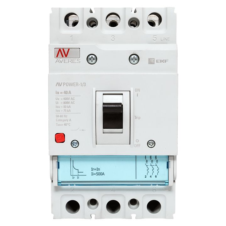 Выключатель автоматический  mccb-13-40H-TR-av