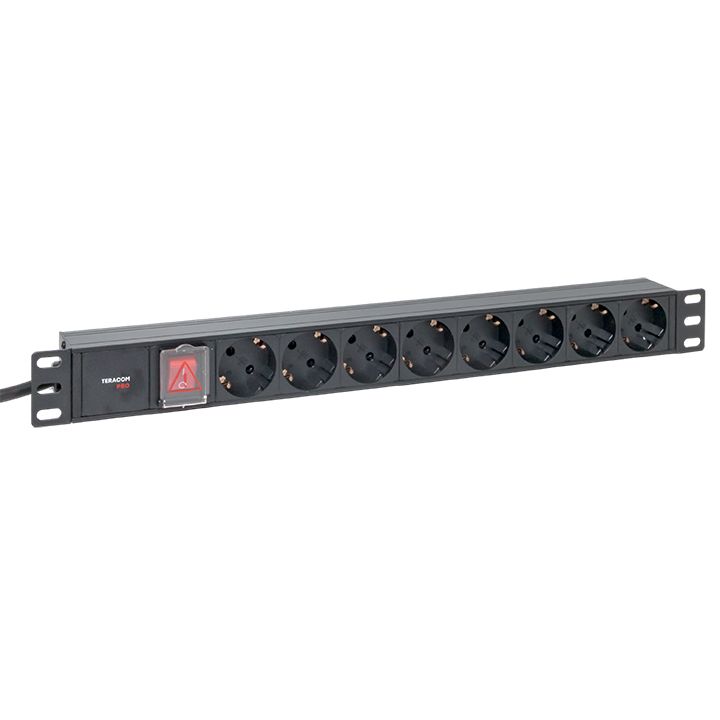 Блок силовых розеток  TRP-HPD-LS-16A-8SH-2MSH