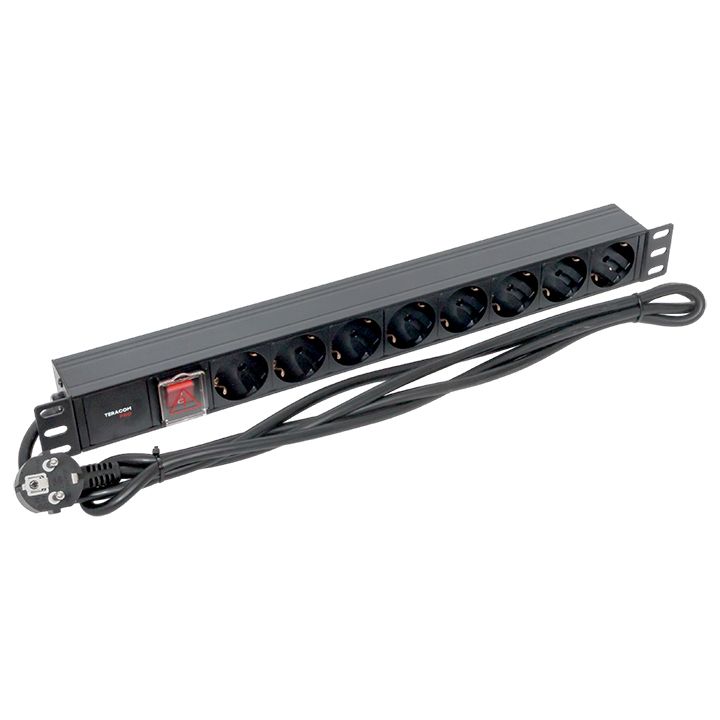 Блок силовых розеток  TRP-HPD-LS-16A-8SH-2MSH