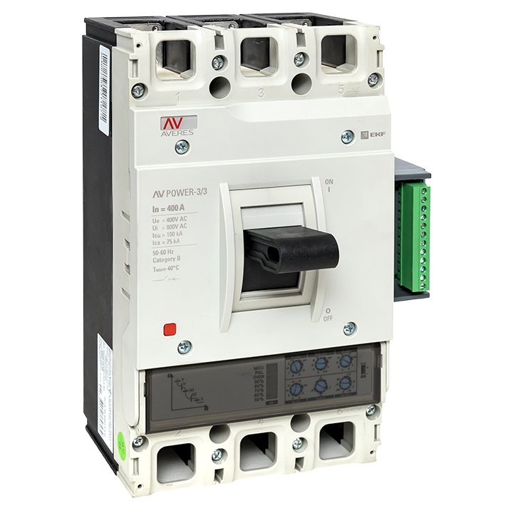 Выключатель автоматический  mccb-33-400H-2.2-av