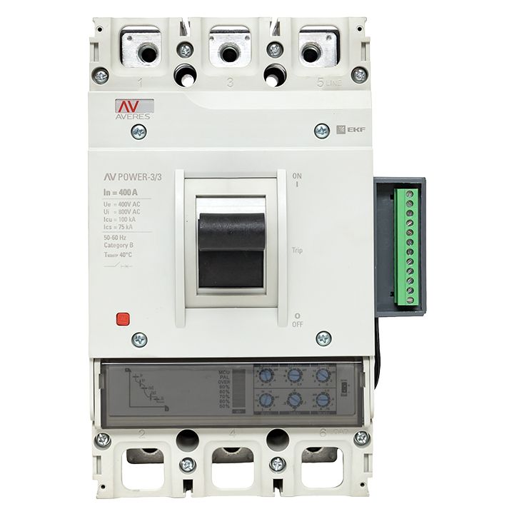 Выключатель автоматический mccb-33-400H-2.2-av