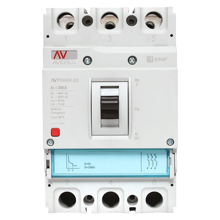 Выключатель автоматический mccb-23-200H-TR-av