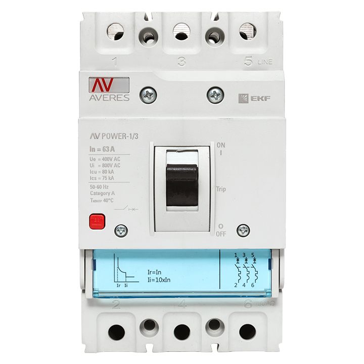 Выключатель автоматический  mccb-13-63H-TR-av